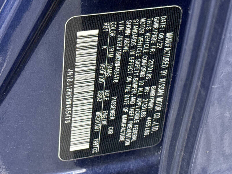 2022 Nissan Rogue Sport SV