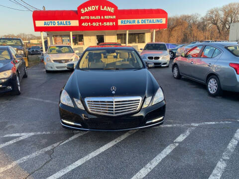 2012 Mercedes-Benz E-Class for sale at Sandy Lane Auto Sales and Repair in Warwick RI