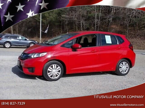 2015 Honda Fit for sale at Titusville Motor Company in Titusville PA
