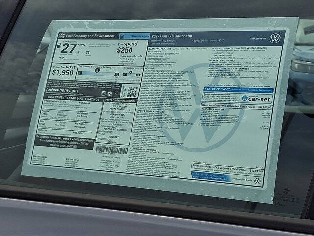 2025 Volkswagen Golf GTI Autobahn