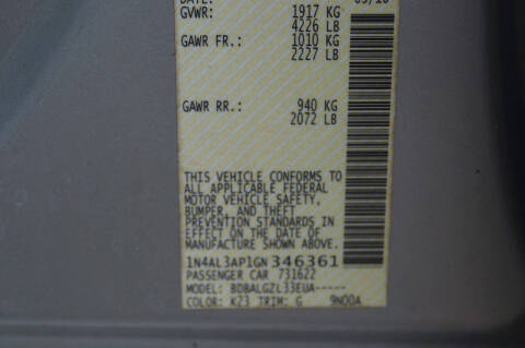 2016 Nissan Altima 2.5 S