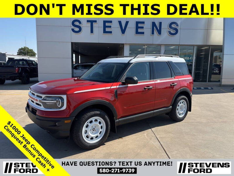 2024 Ford Bronco Sport for sale at STEVENS FORD in Enid OK