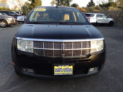 2008 Lincoln MKX for sale at Worldwide Auto Sales in Fall River MA