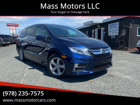 2018 Honda Odyssey for sale at Mass Motors LLC in Worcester MA