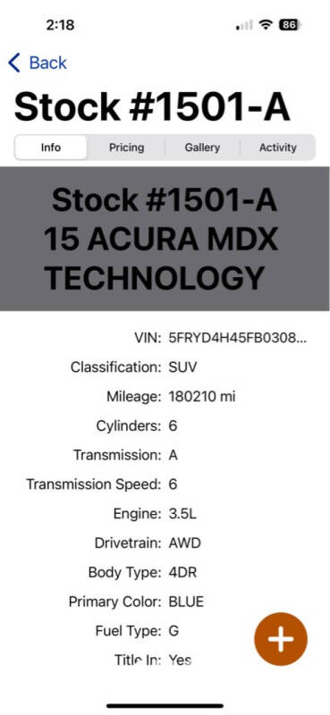 2015 Acura MDX SH-AWD w/Tech