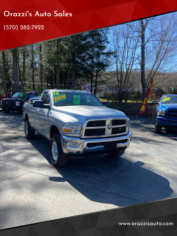 2012 RAM 2500 for sale at Orazzi's Auto Sales in Greenfield Township PA