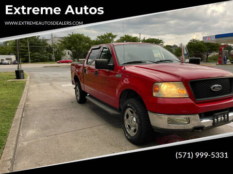 2004 Ford F-150 for sale at Extreme Autos in Front Royal VA