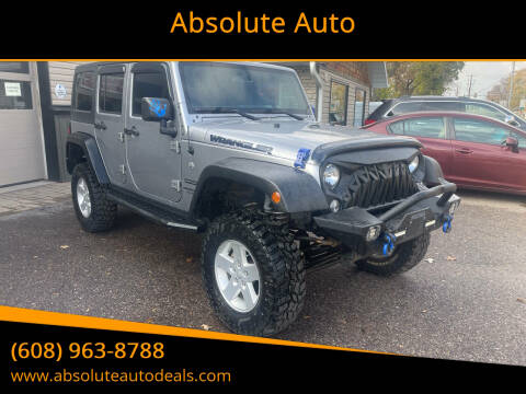 2018 Jeep Wrangler JK Unlimited for sale at Absolute Auto in Baraboo WI