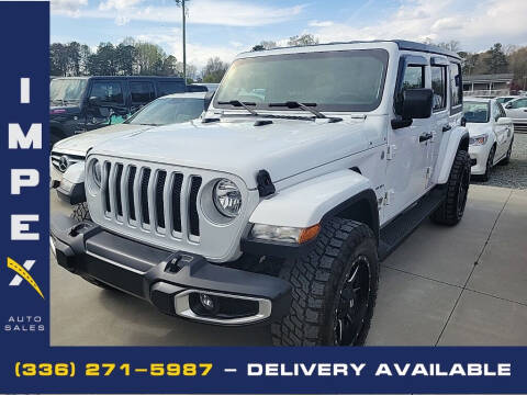2019 Jeep Wrangler Unlimited for sale at Impex Auto Sales in Greensboro NC