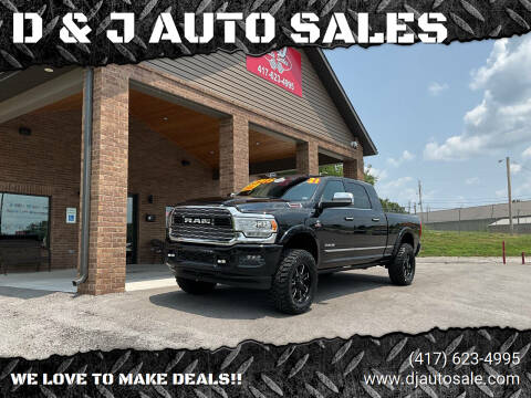 2021 RAM 2500 for sale at D & J AUTO SALES in Joplin MO