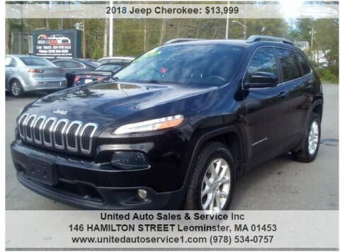 2018 Jeep Cherokee for sale at United Auto Sales & Service Inc in Leominster MA