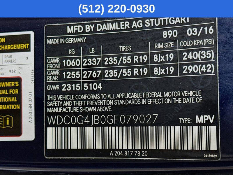 2016 Mercedes-Benz GLC GLC 300