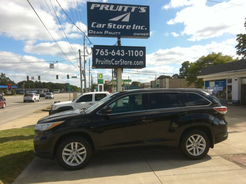 2015 Toyota Highlander for sale at Castor Pruitt Car Store Inc in Anderson IN