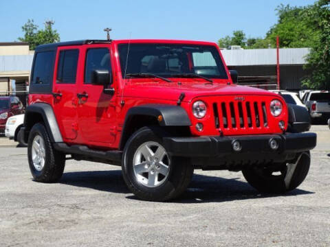 2015 Jeep Wrangler Unlimited for sale at CARLO MOTORS, INC. in San Antonio TX