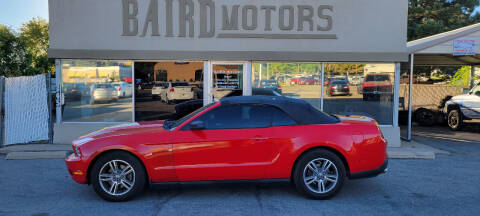 2012 Ford Mustang for sale at BAIRD MOTORS in Clearfield UT
