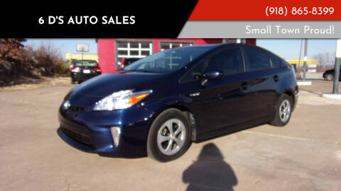 2015 Toyota Prius for sale at 6 D's Auto Sales in Mannford OK