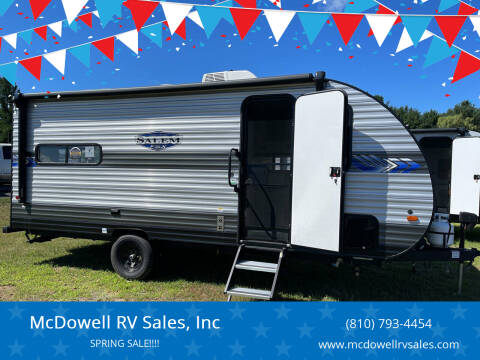 2022 Forest River Salem/FSX 169RSK for sale at McDowell RV Sales, Inc in North Branch MI