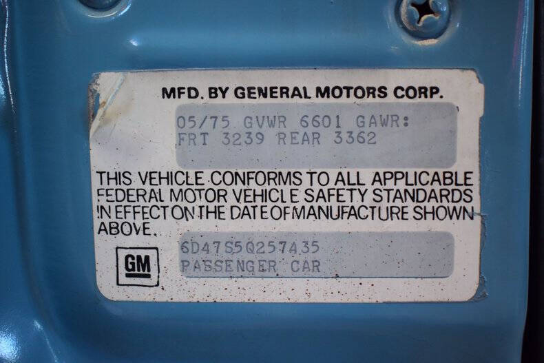 1975 Cadillac DeVille