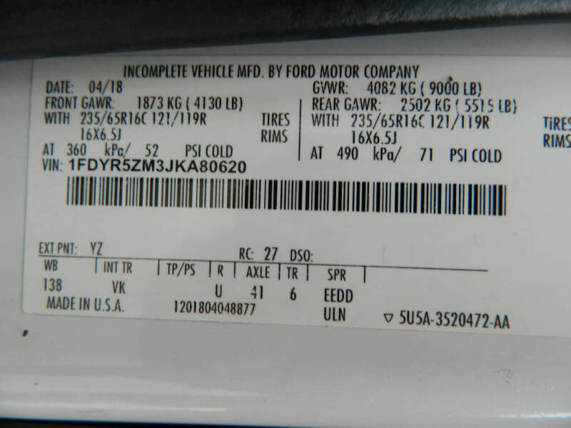 2018 Ford Transit 250