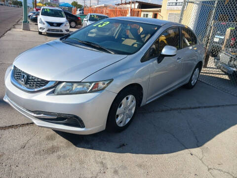 2013 Honda Civic for sale at Campos Auto Sales in El Paso TX