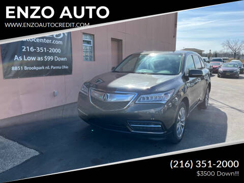 2015 Acura MDX for sale at ENZO AUTO in Parma OH