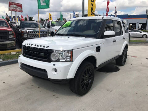 2012 Land Rover LR4 for sale at Navarro Auto Motors in Hialeah FL