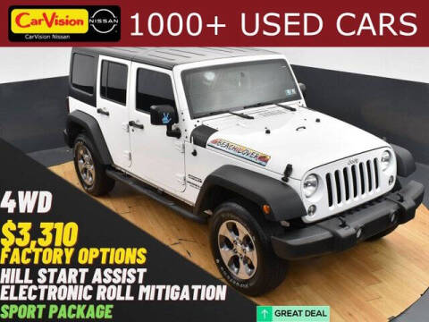 2017 Jeep Wrangler Unlimited for sale at Car Vision of Trooper in Norristown PA