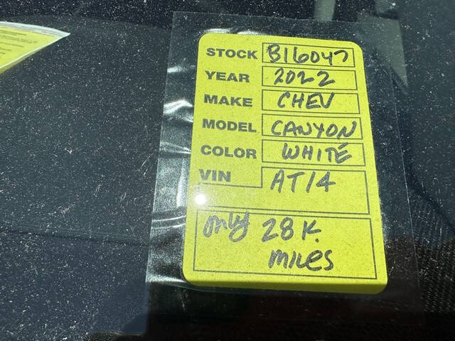 2022 GMC Canyon