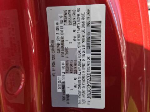 2017 Mazda MX-5 Miata Club