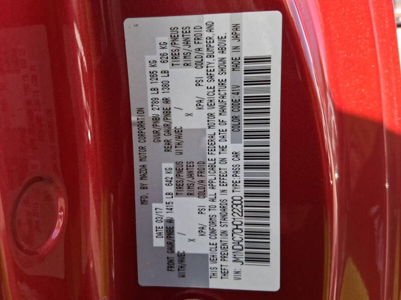 2017 Mazda MX-5 Miata Club