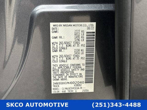 2023 Nissan Frontier SV