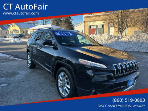 2014 Jeep Cherokee for sale at CT AutoFair in West Hartford CT