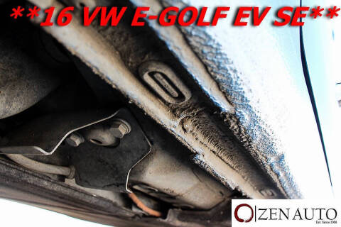 2016 Volkswagen e-Golf SE