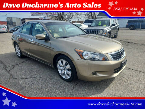 2008 Honda Accord for sale at Dave Ducharme's Auto Sales in Lowell MA