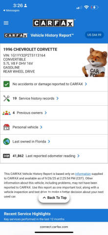 1996 Chevrolet Corvette