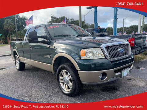 2006 Ford F-150 for sale at AUTO PROVIDER in Fort Lauderdale FL