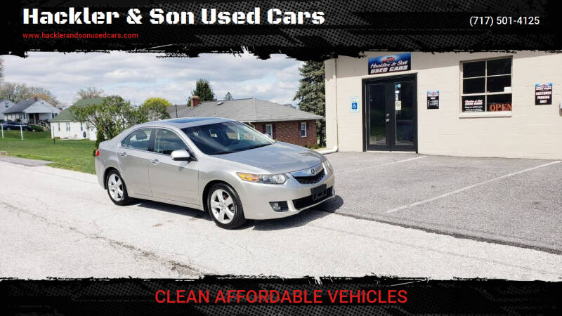 2009 Acura TSX for sale at Hackler & Son Used Cars in Red Lion PA