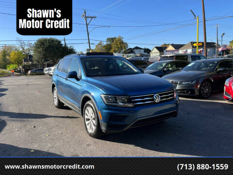 2018 Volkswagen Tiguan for sale at Shawn's Motor Credit in Houston TX