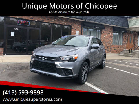2019 Mitsubishi Outlander Sport for sale at Unique Motors of Chicopee in Chicopee MA