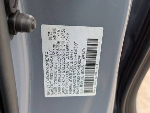 2025 Honda Odyssey Touring