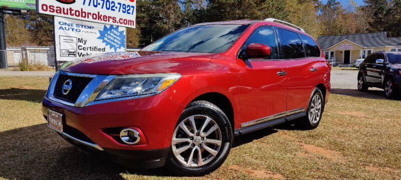2013 Nissan Pathfinder for sale at One Stop Auto LLC in Hiram GA