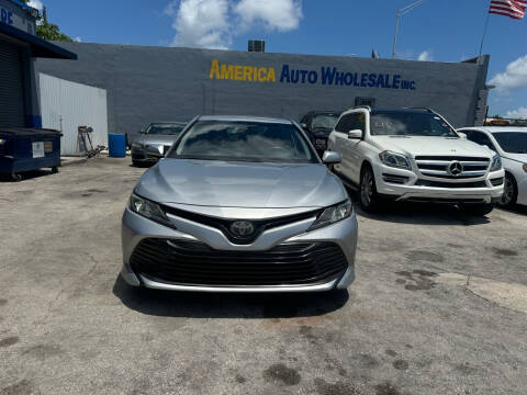 2018 Toyota Camry for sale at America Auto Wholesale Inc in Miami FL