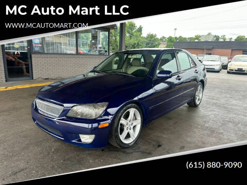 2001 Lexus IS 300 for sale at MC Auto Mart LLC in Hermitage TN