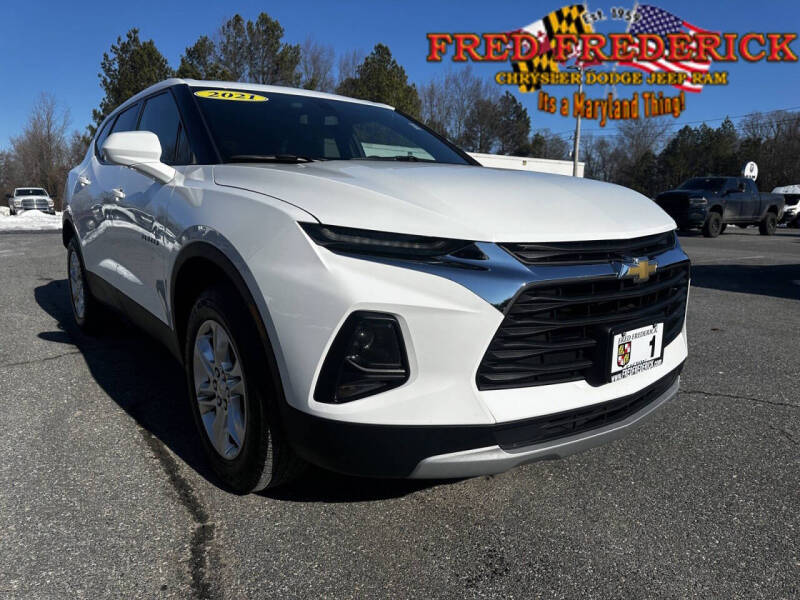 2021 Chevrolet Blazer for sale at FRED FREDERICK CHRYSLER, DODGE, JEEP, RAM, EASTON in Easton MD