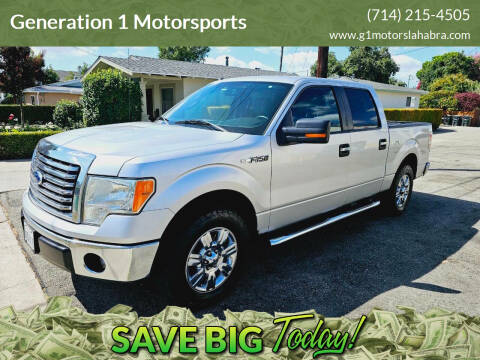 2011 Ford F-150 for sale at Generation 1 Motorsports in Whittier CA