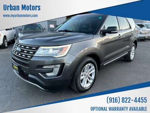 2016 Ford Explorer for sale at Urban Motors in Sacramento CA