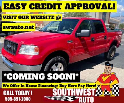 2005 Ford F-150 for sale at SOUTHWEST AUTO in Albuquerque NM