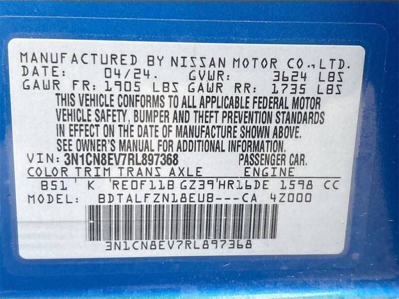 2024 Nissan Versa SV