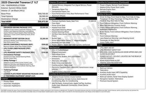 2025 Chevrolet Traverse LT