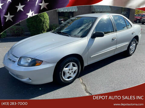 2003 Chevrolet Cavalier for sale at Depot Auto Sales Inc in Palmer MA